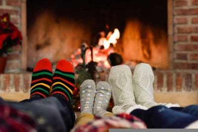 wear cotton socks for winter floor maintenance 